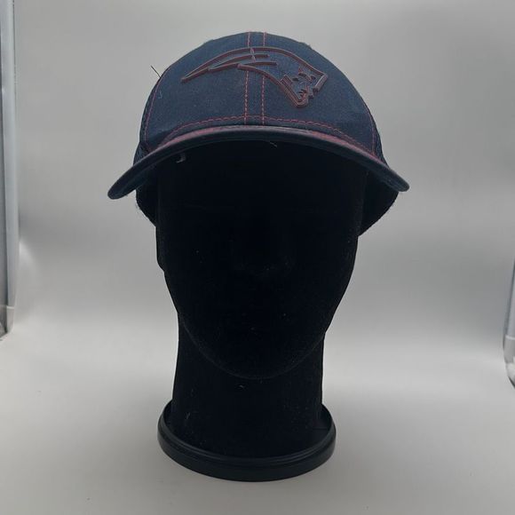New Era 39Thirty New England Patriots Stretch Fit Hat Cap Medium Large M L Mesh - Picture 1 of 5